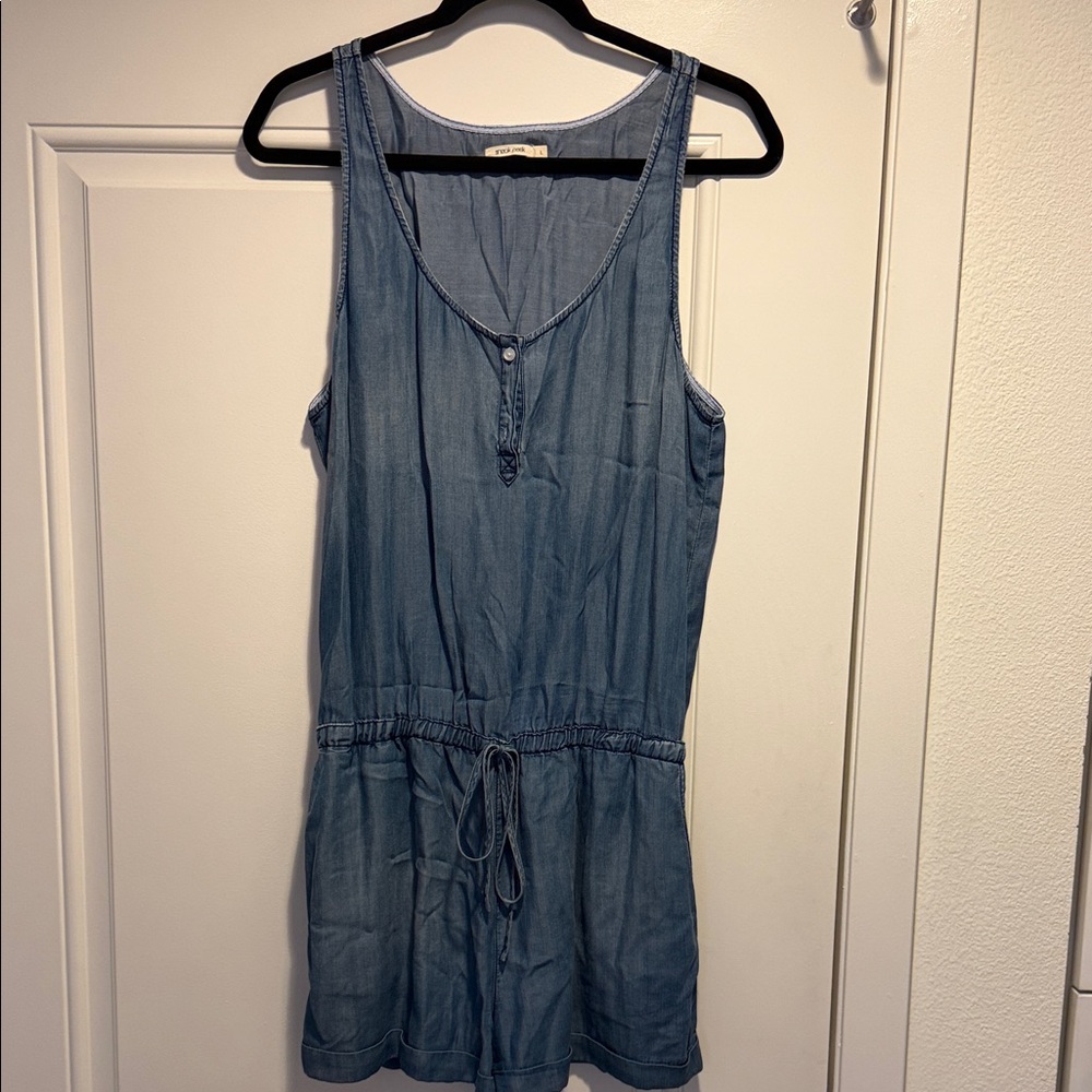 Sneak Peek Blue Romper